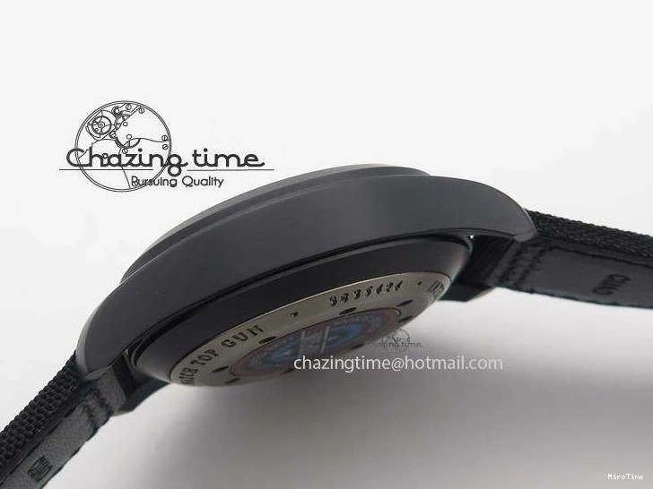 MIROTIME 0113 Comfortable Pilot Chrono IW388003 Real Ceramic ZF 1:1 Best Edition On Black Nylon Strap A 7322